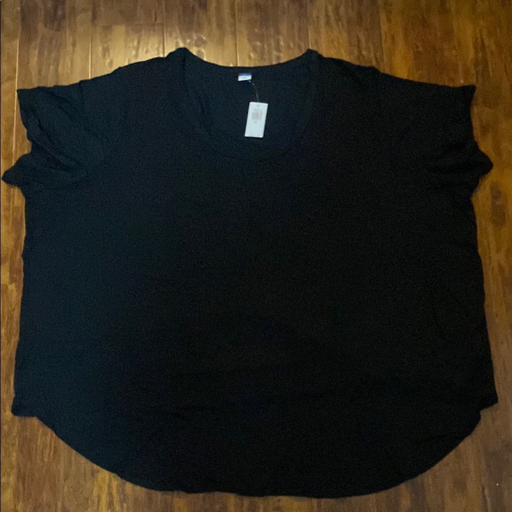 Old Navy Women's Black and Brown Short Sleeve Tees
